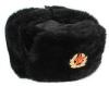 Faux Fur Cossack Hat (Black)